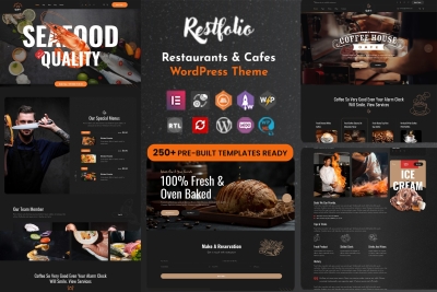 Restfolio - Restaurants & Cafes WordPress Theme 1.0.2