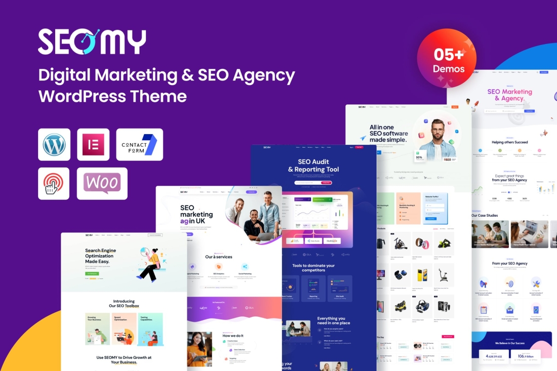 Seomy - Digital Marketing WordPress Theme 1.1.6