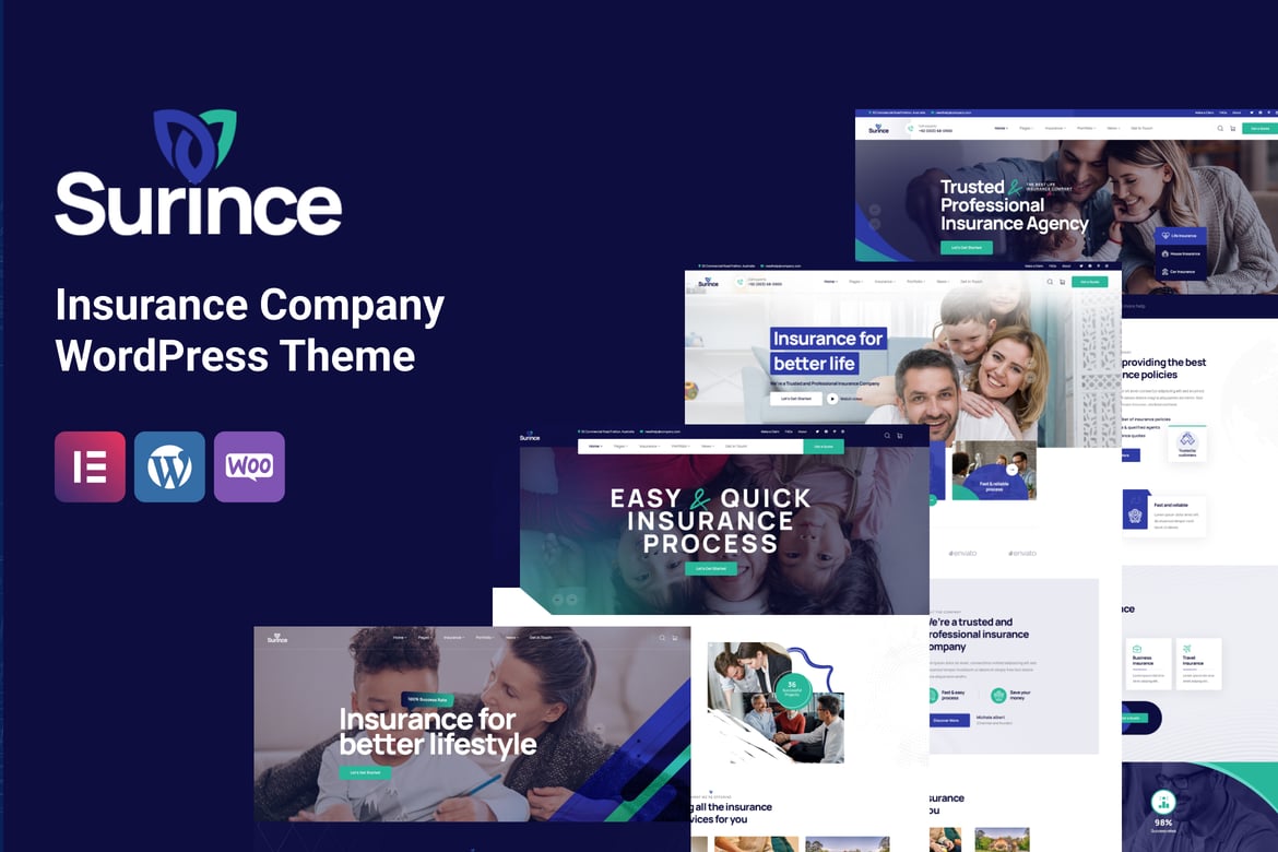 Surince – Insurance Company WordPress Theme 1.1.7
