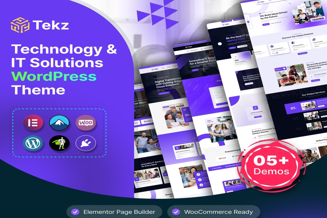 Tekz – Technology & IT Solutions WordPress Theme 1.0.0