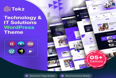Tekz – Technology & IT Solutions WordPress Theme 1.0.0