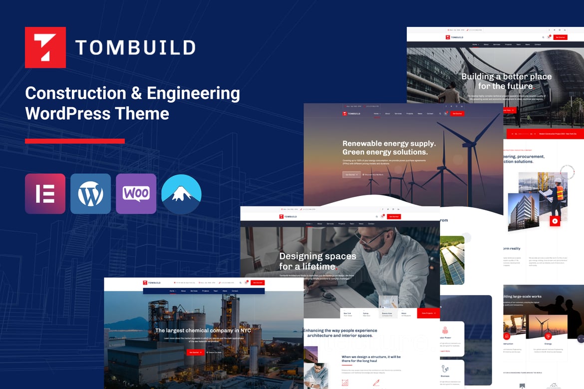 Tombuild – Construction & Engineering WordPress Theme 1.1.8