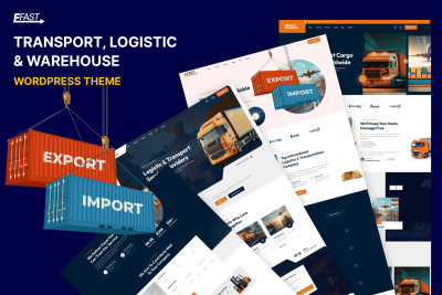 Efast - Transport, Logistic & Warehouse WordPress Theme 1.0.0