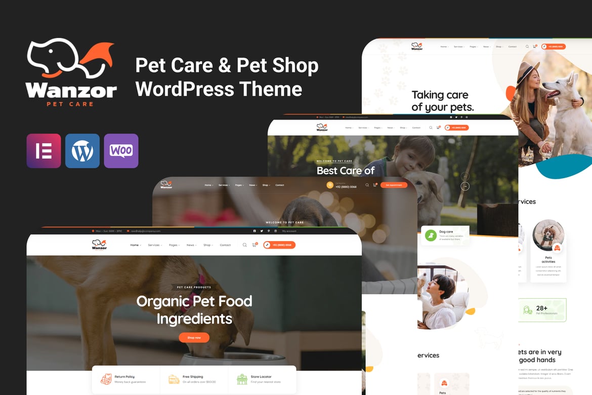 Wanzor – Pet WordPress Theme 1.2.9