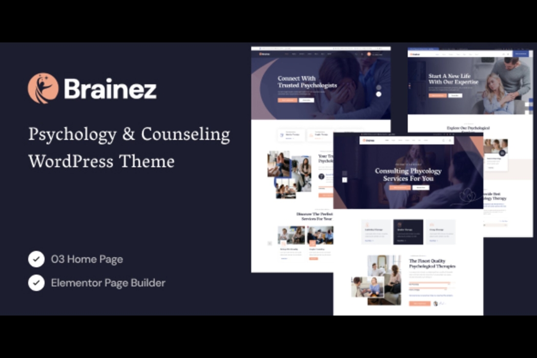 Brainez - Psychology & Counseling WordPress Theme 1.0.1
