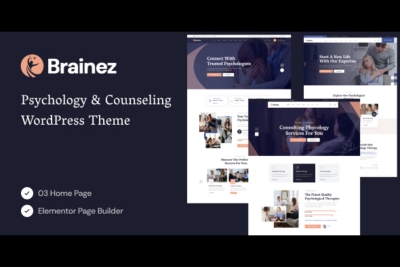 Brainez - Psychology & Counseling WordPress Theme 1.0.1