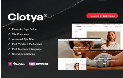 Clotya - Fashion Store eCommerce Theme 1.4.1