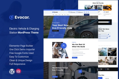 Evocar - Electric Vehicle & Charging Station Theme 1.0.0