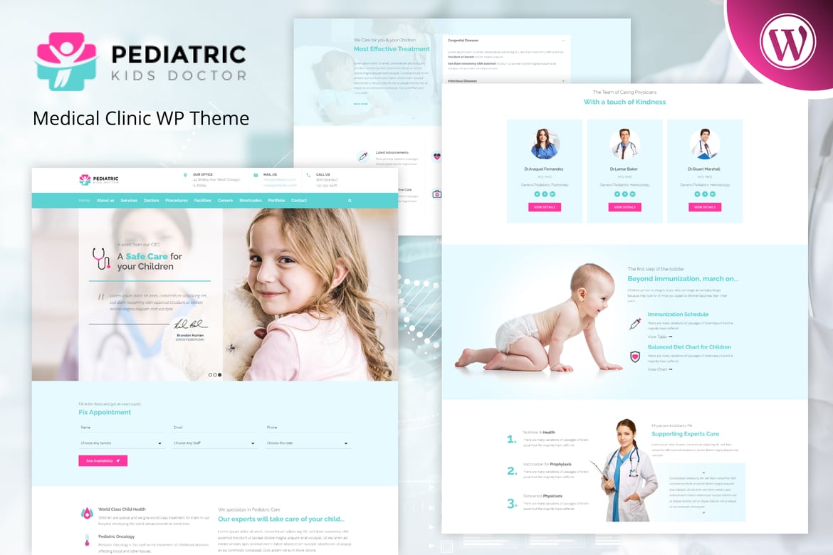 Pediatric – Medi – Medical Clinic WordPress Theme 3.5