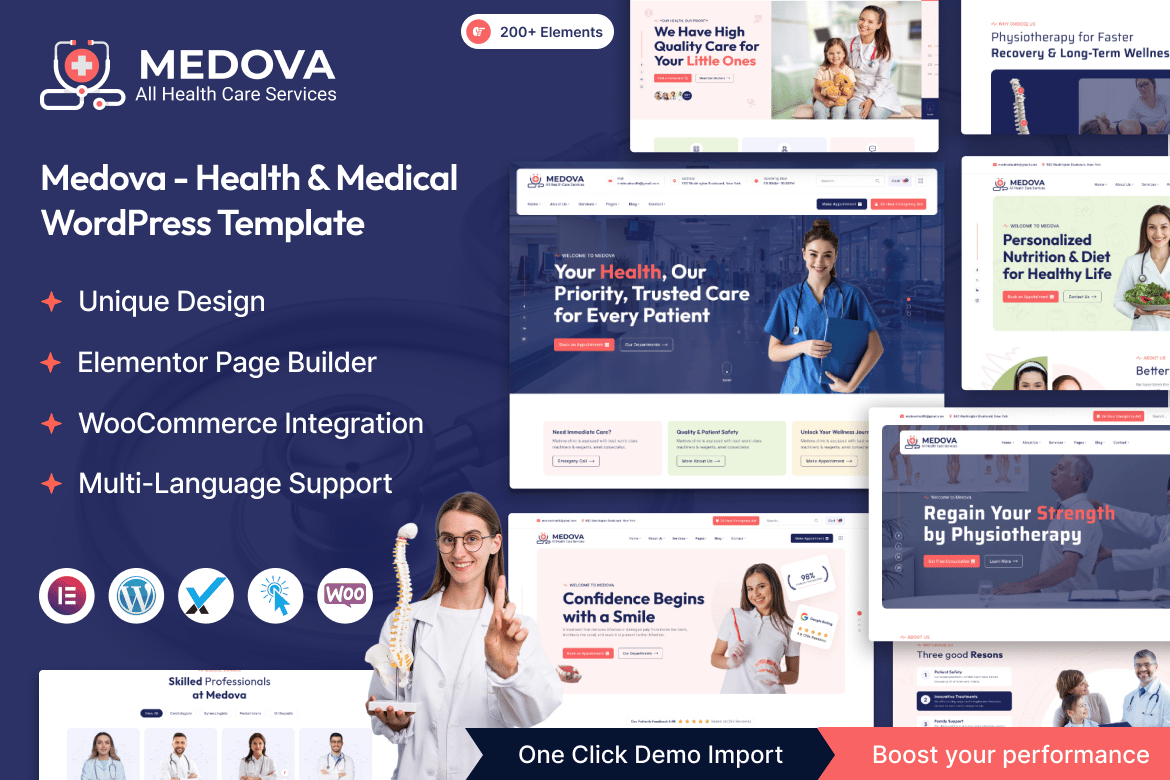 Medova – Health & Medical WordPress Theme 1.4.0