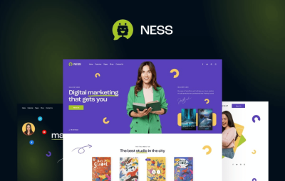 Ness - Marketing Agency & SMM WordPress Theme 1.11.0