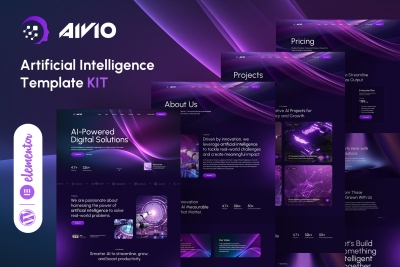 Aivio - Artificial Intelligence Elementor Template Kit