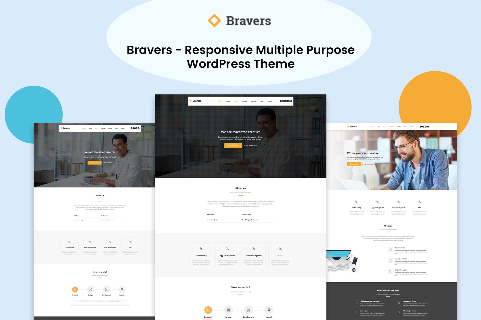 Bravers – Responsive Multiple Purpose WordPress 1.0
