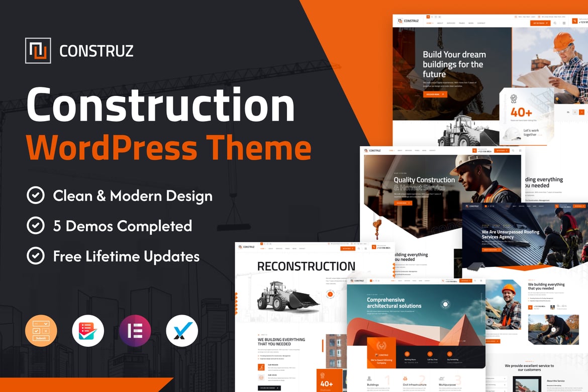 Construz – Construction  WordPress Theme 1.0.1