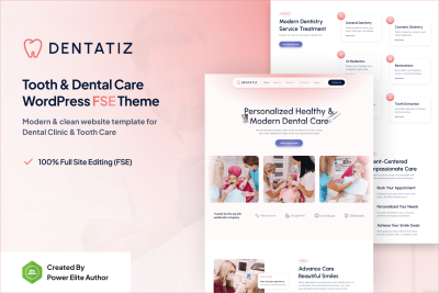 Dentatiz – Dentist & Dental Care Clinic WP Theme 1.0.1