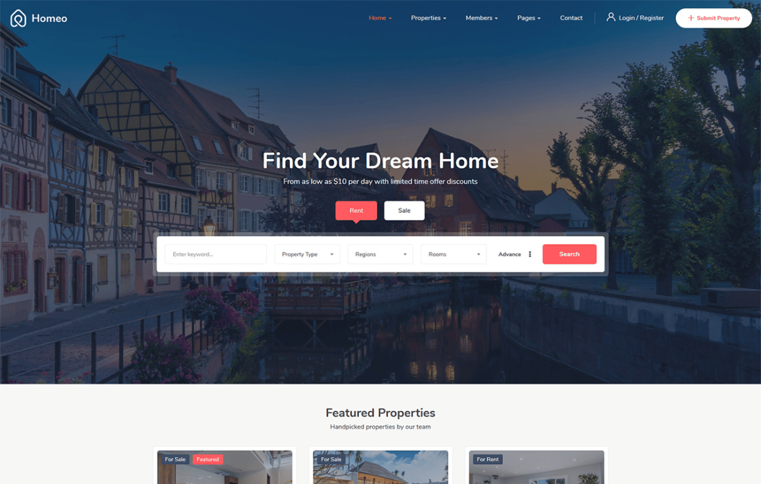 Homeo – Real Estate WordPress Theme 1.2.57