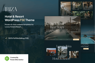 Ibiza – Luxury Hotel & Resort FSE WordPress Theme 1.0.1