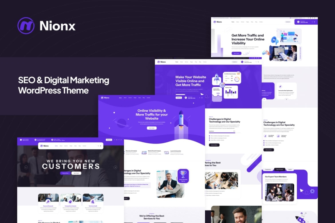 Nionx - SEO & Digital Marketing WordPress Theme 1.0