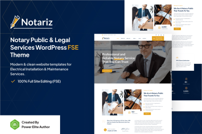 Notariz – Notary & Legal Services WordPress Theme 1.0.1