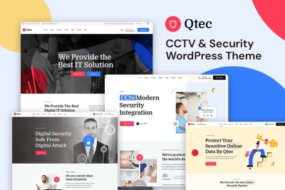Qtec - CCTV & Security WordPress Theme 1.0.0