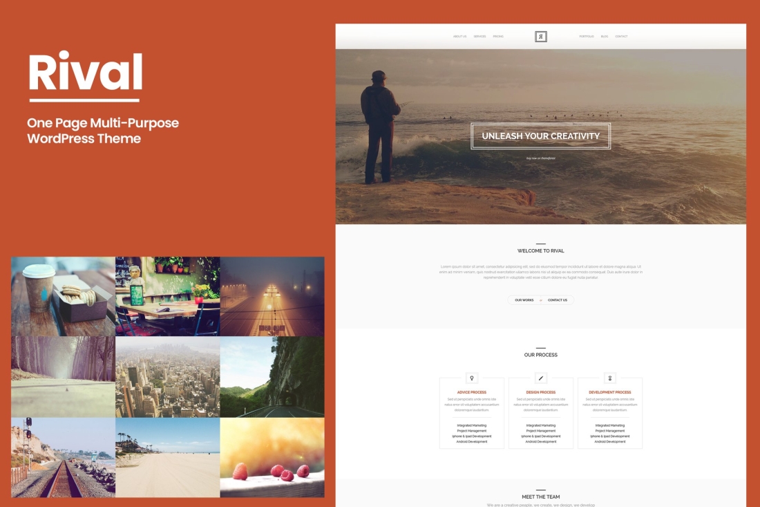 Rival - One Page Multi-Purpose WordPress Theme 1.0