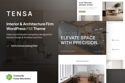 Tensa – Interior Design & Architecture WP Theme 1.0.2