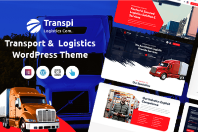 Transpi - Logistics and Transportation WordPress Theme 1.0.7