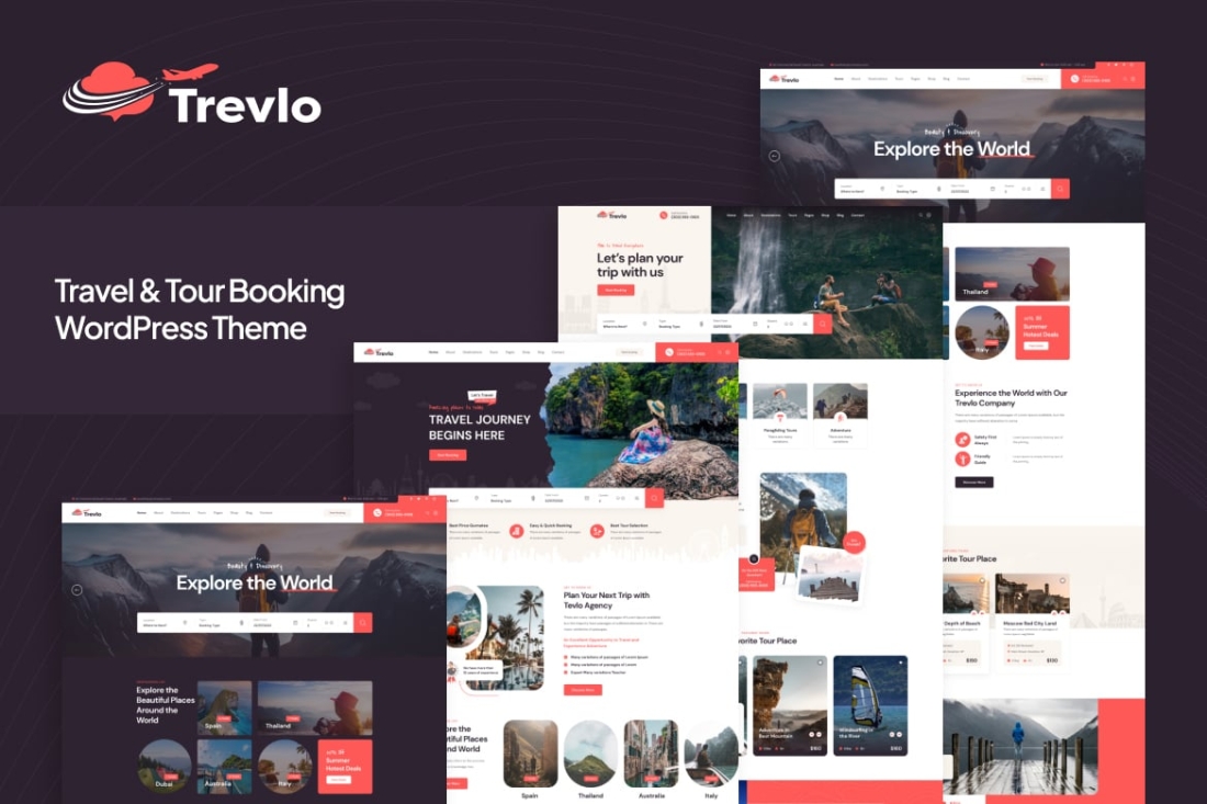 Trevlo - Travel & Tour WordPress Theme 1.2.1
