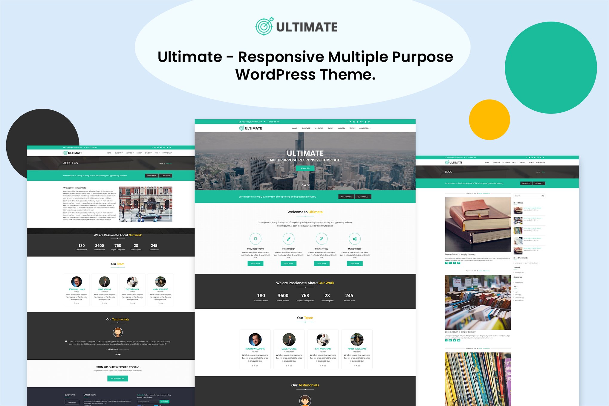 Ultimate – Responsive Multiple Purpose WordPress 6.0