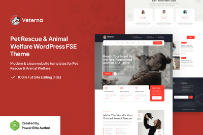 Veterna – Pet Rescue & Animal Welfare WP Theme 1.0.1