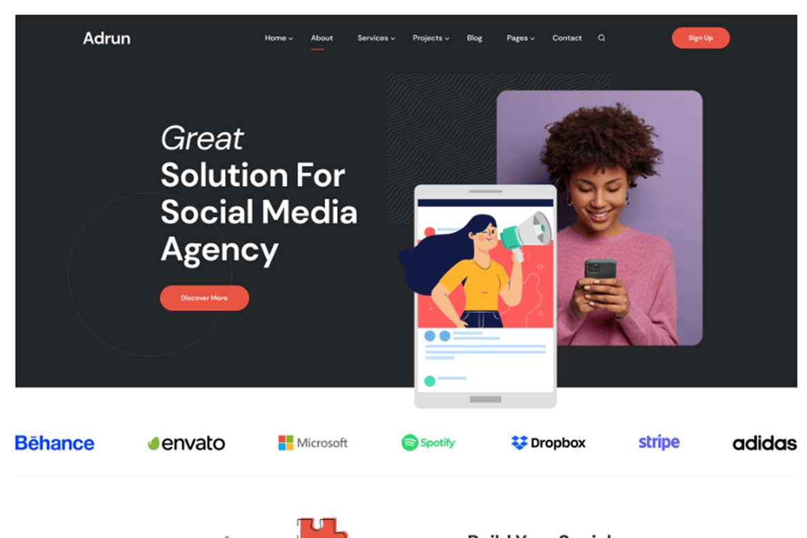 Adrun – Seo & Marketing Agency WordPress Theme 1.0.7