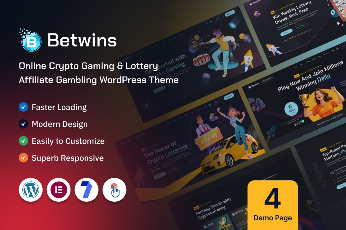 Betwins - Online Crypto Gaming & Lottery Giveaways 1.0.0