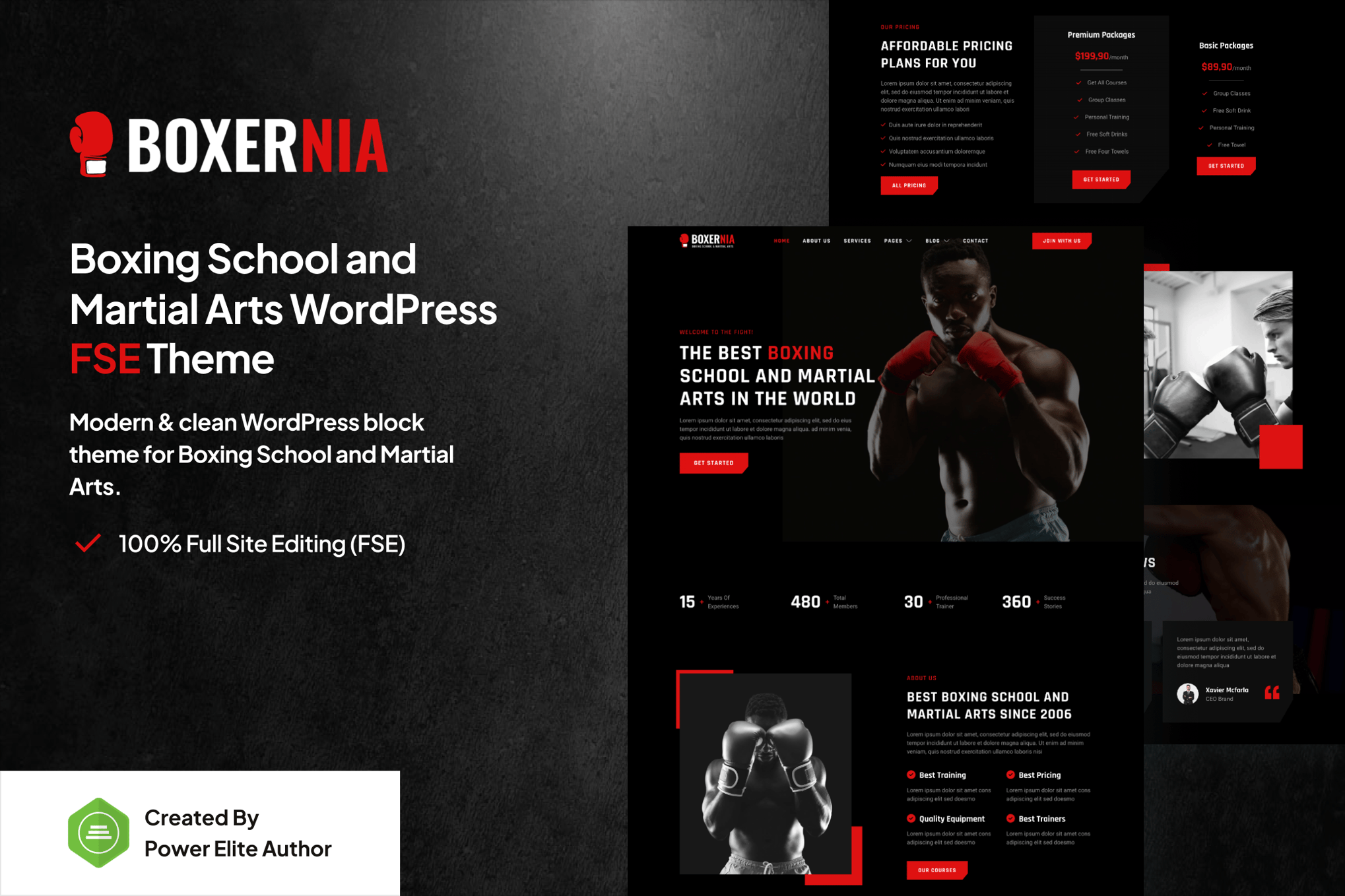 Boxernia – Boxing School & Martial Arts WP Theme 1.0.1