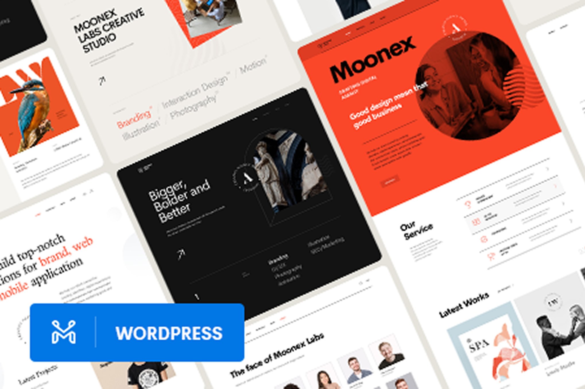 Moonex - Agency & Portfolio WordPress Theme 1.1.0