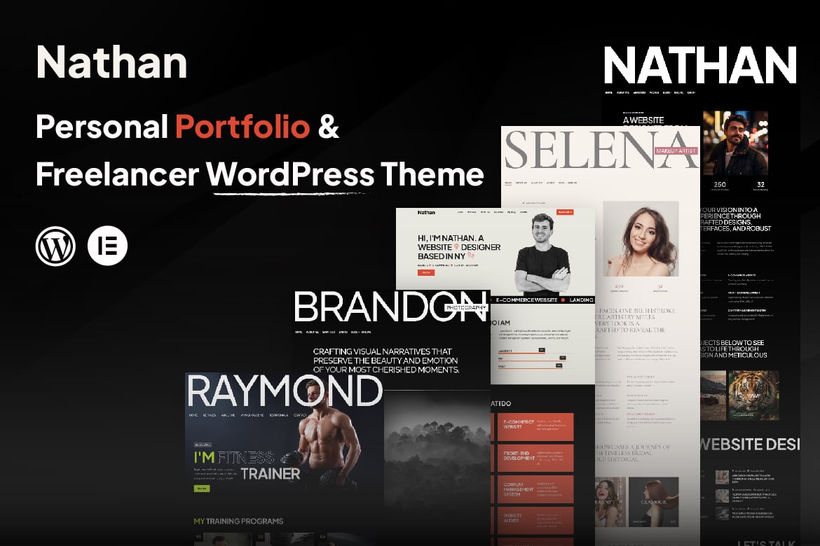 Nathan – Personal Portfolio WordPress Theme 1.0.4