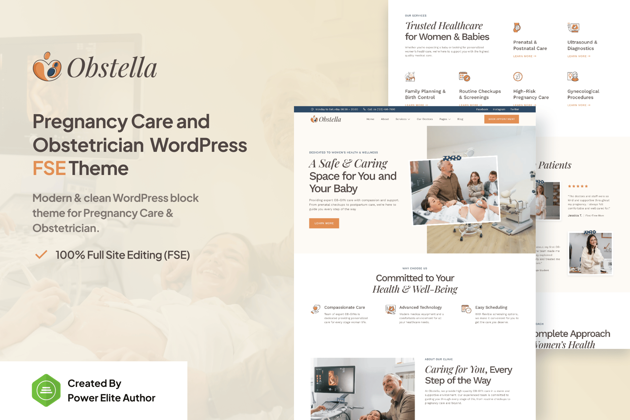 Obstella – Pregnancy Care & Obstetrician WP Theme 1.0.0