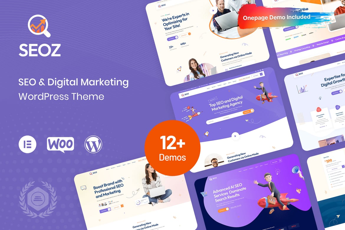 Seoz – SEO & Digital Marketing WordPress Theme 1.0.1
