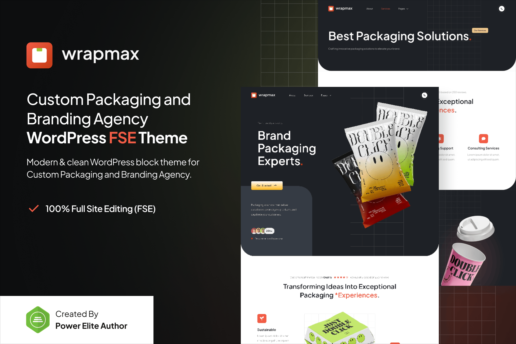 Wrapmax – Branding Agency FSE WordPress Theme 1.0.0