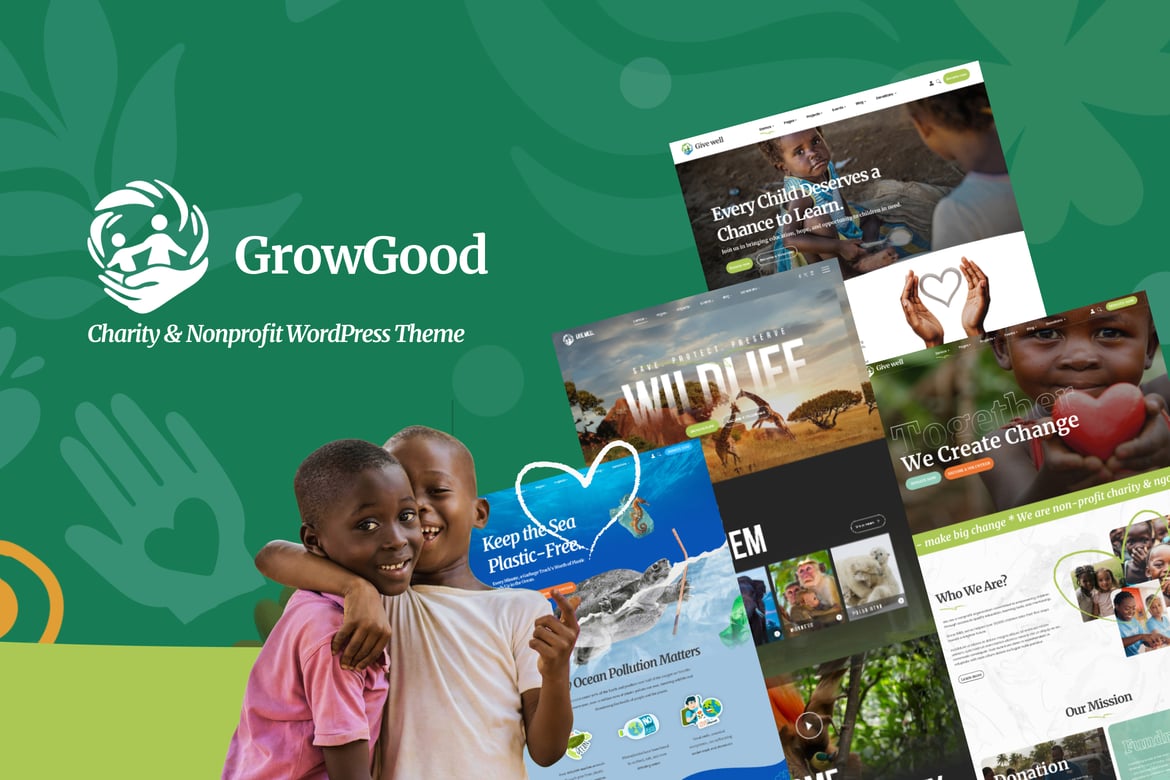 GrowGood – Charity & Nonprofit WordPress Theme 1.0.2
