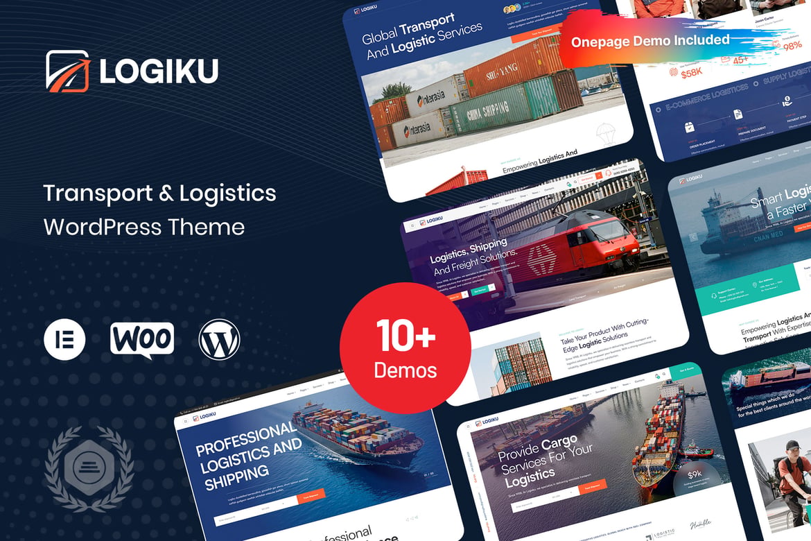 Logiku – Transport & Logistics WordPress Theme 1.0.1