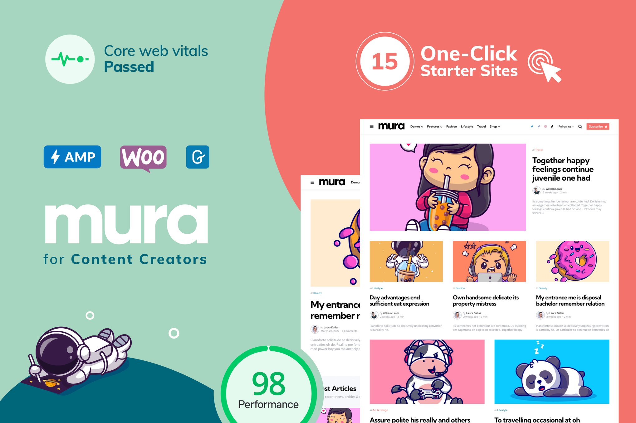 Mura - WordPress Theme for Content Creators 1.7.0