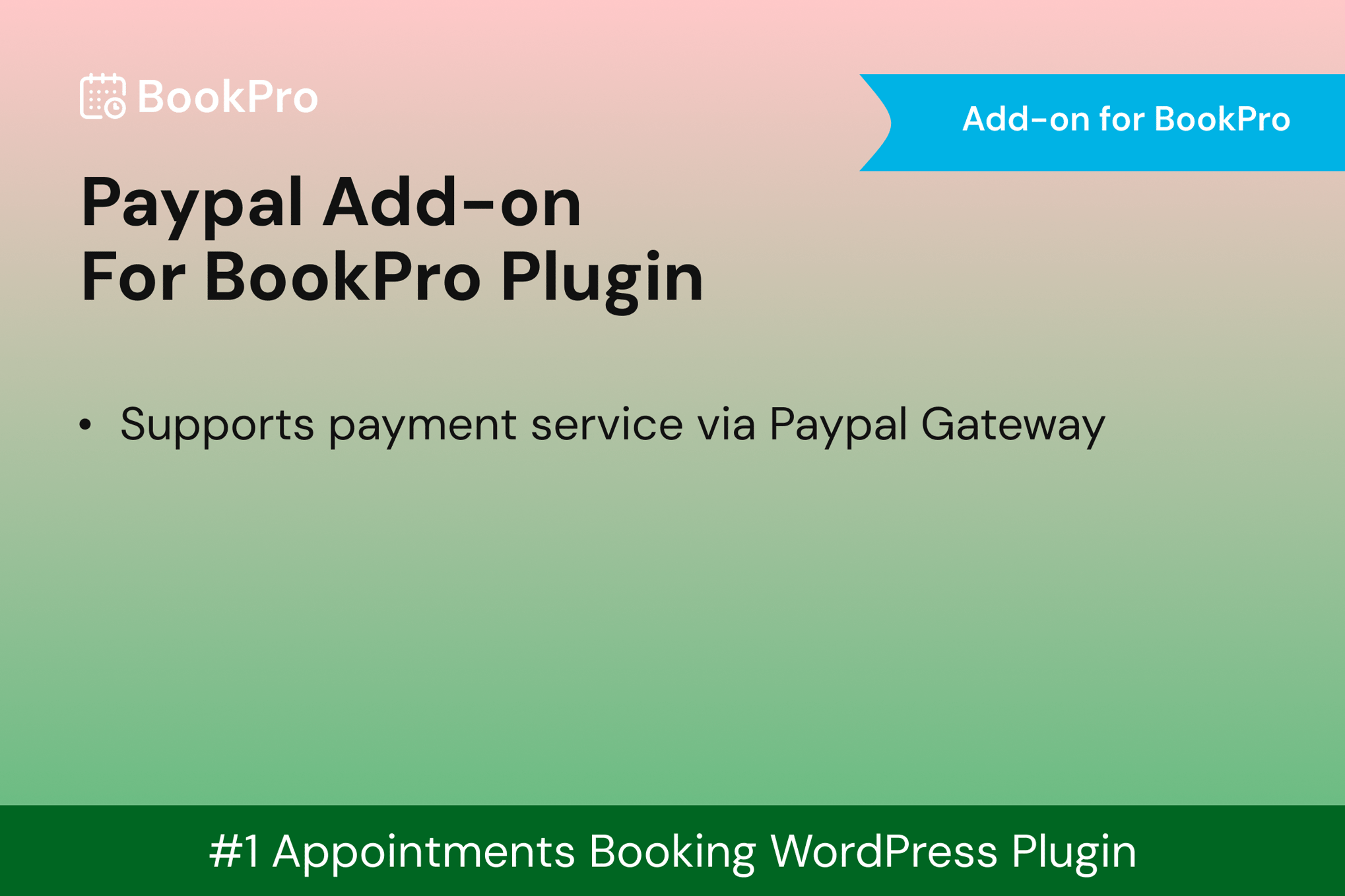 PayPal Payments Standard Add-on for BookPro Plugin 1.0.0