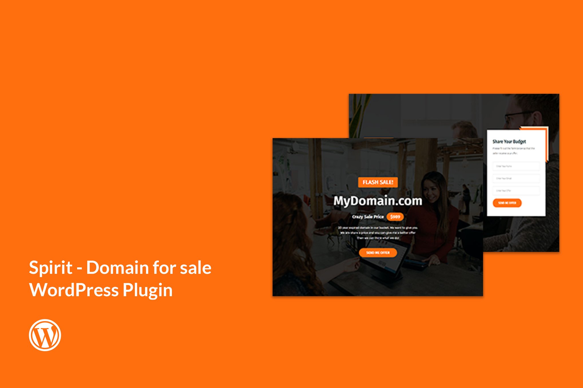Spirit - Domain for Sale WordPress Plugin 1.0.0