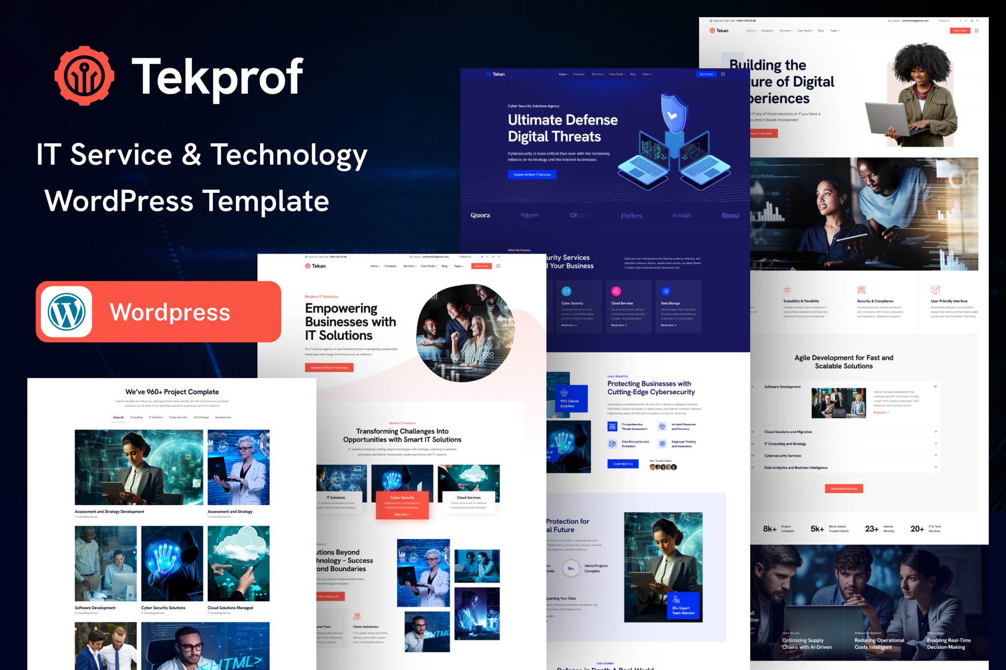 Tekprof - IT Solution & Technology WordPress Theme 1.0.2