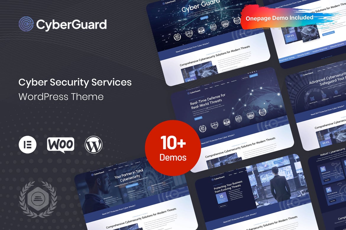 CyberGuard – Cyber Security Services WP Theme 1.0.2