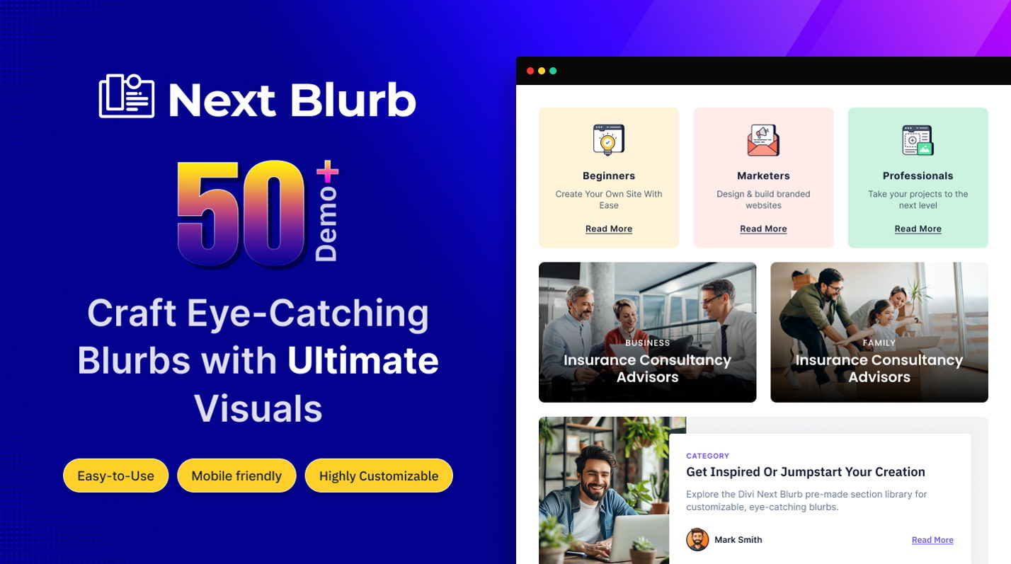 Divi Next Blurb 1.3.7