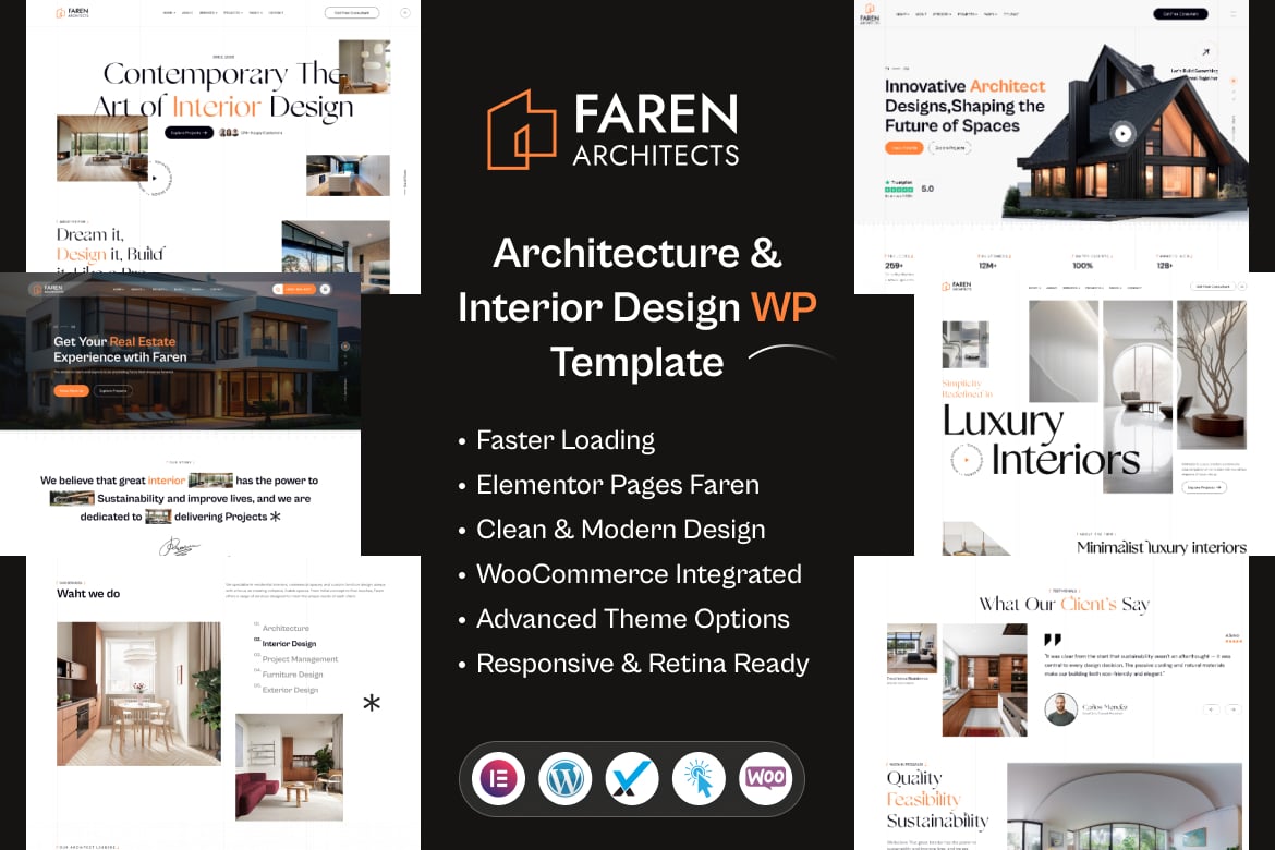 Faren – Architecture and Interior Design WordPress 1.2.0