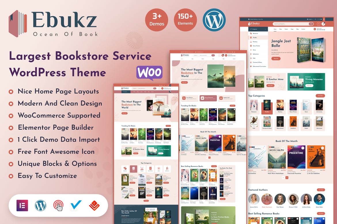 Ebukz – eBook & eReading Shop WordPress Theme 1.0.1