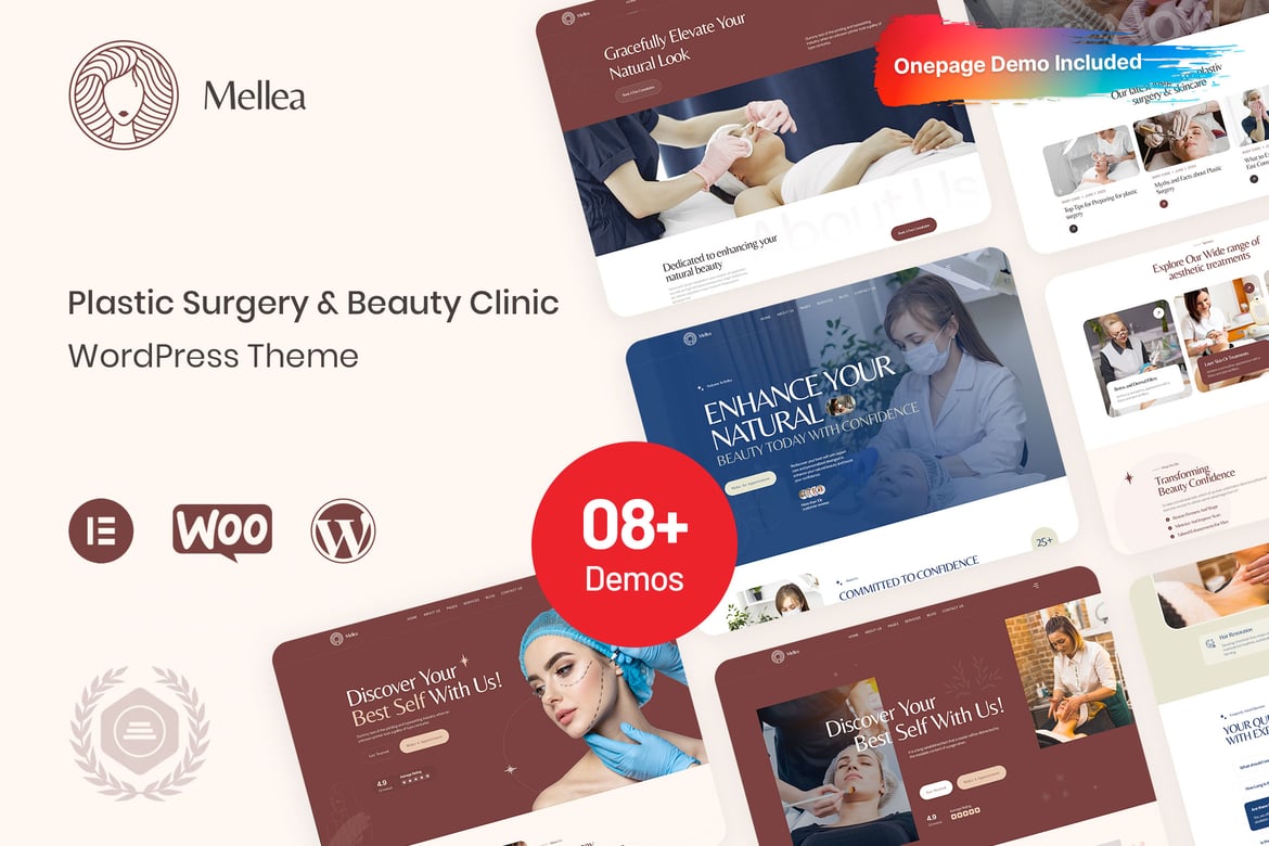 Mellea – Plastic Surgery & Beauty Clinic WordPress 1.0.1