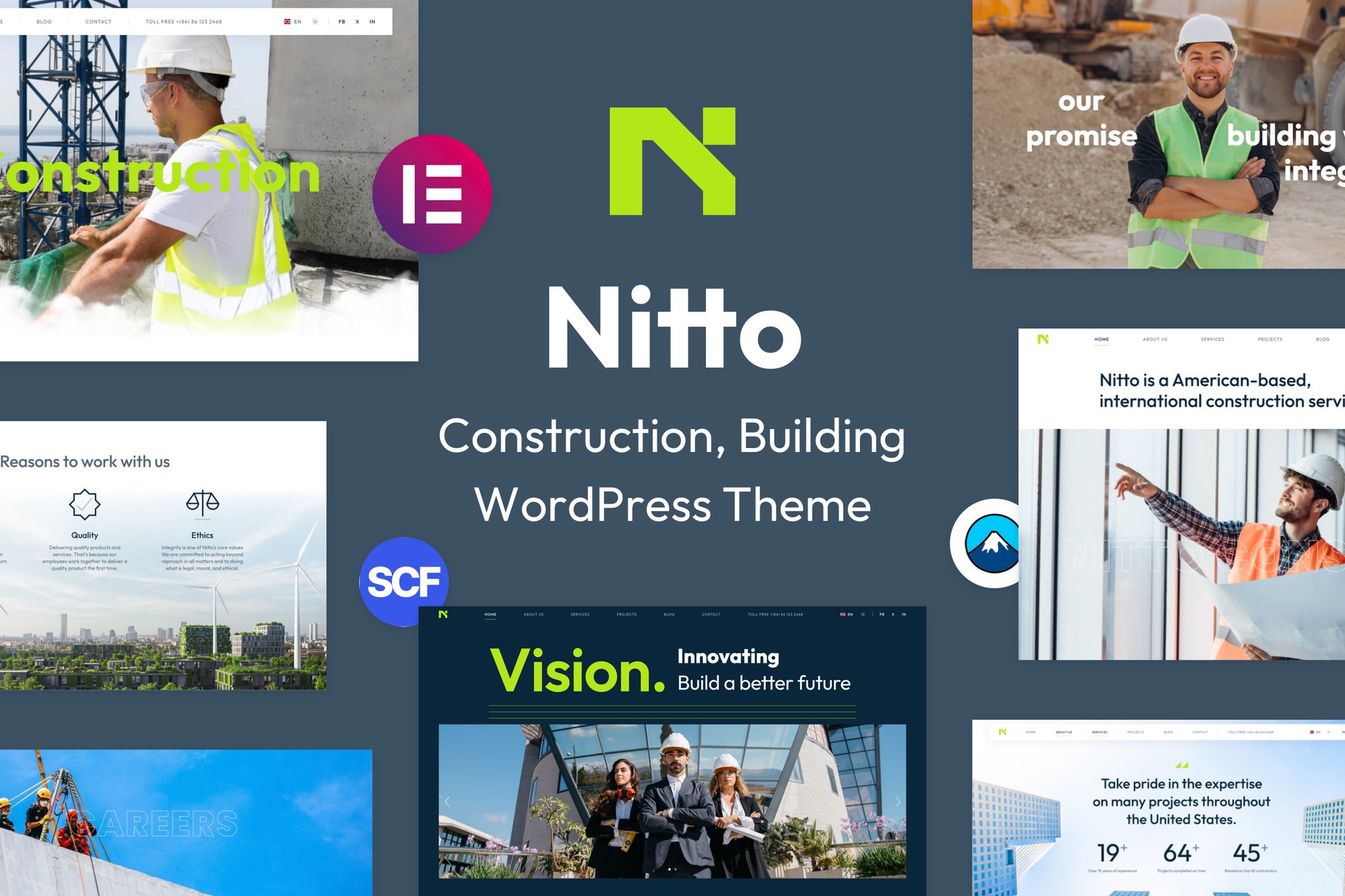 Nitto – Building, Construction WordPress Theme 1.0.0